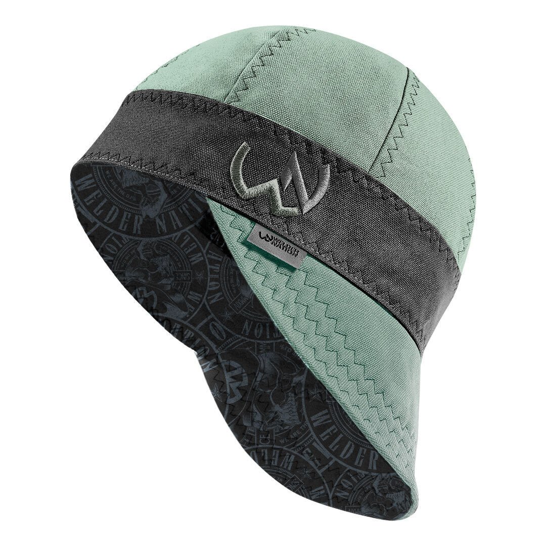Welder Nation The Hustler Welding Cap - Gray Teal - Image 4