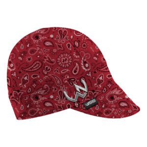 Welder Nation The Bandit Welding Cap - Red - Image 4