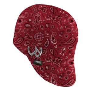 Welder Nation The Bandit Welding Cap - Red - Image 5