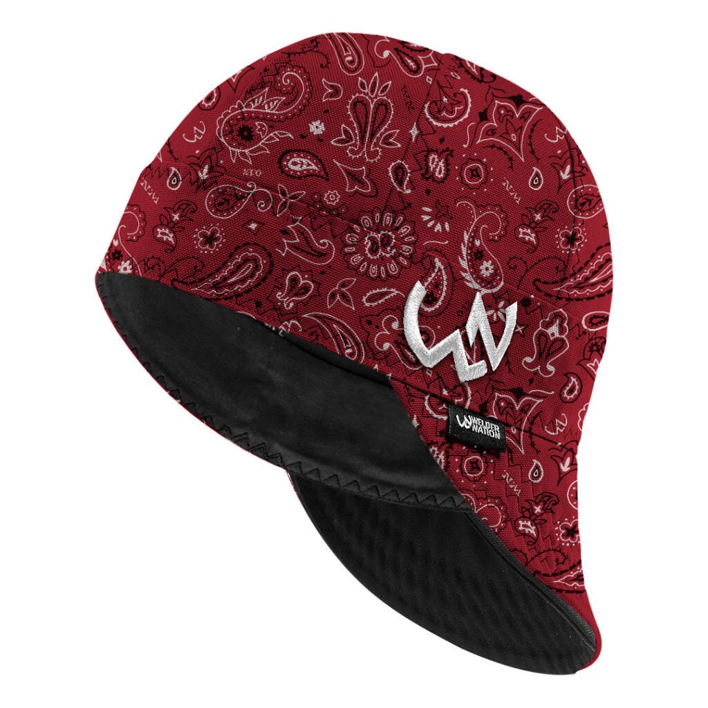 Welder Nation The Bandit Welding Cap - Red