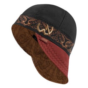 Welder Nation The Phoenix Welding Cap - Black Rust - Image 4