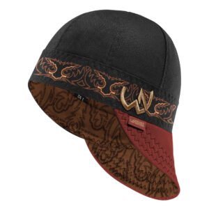 Welder Nation The Phoenix Welding Cap - Black Rust - Image 1