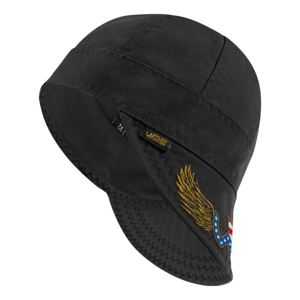 Welder Nation The Winger Welding Cap - Black
