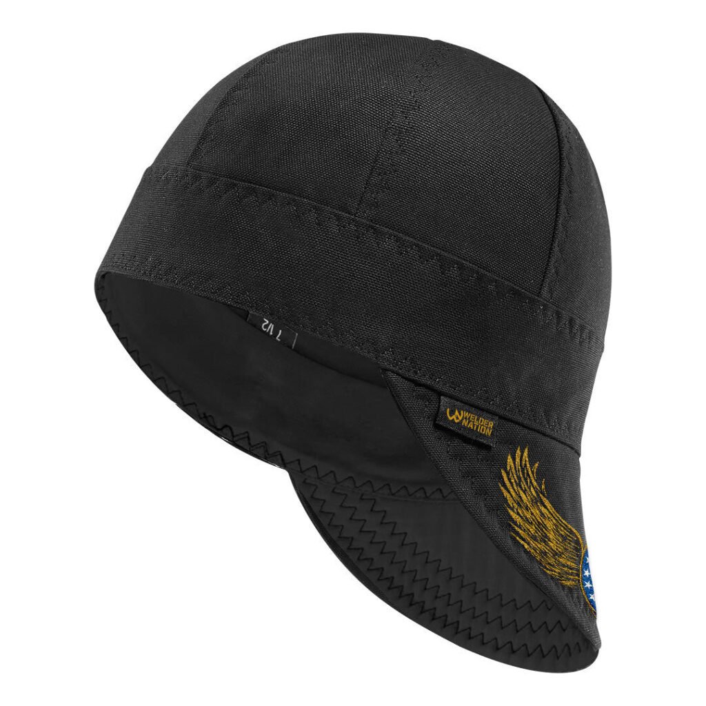 Welder Nation The Winger Welding Cap - Black