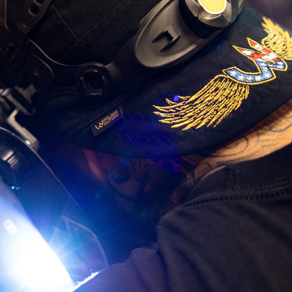 Welder Nation The Winger Welding Cap - Black