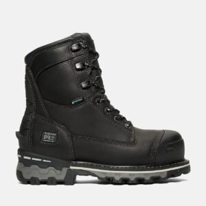Timberland PRO Women's Boondock 8" Composite Toe Waterproof Work Boot Black/Grey Style TB1A5R7K001 - Image 1