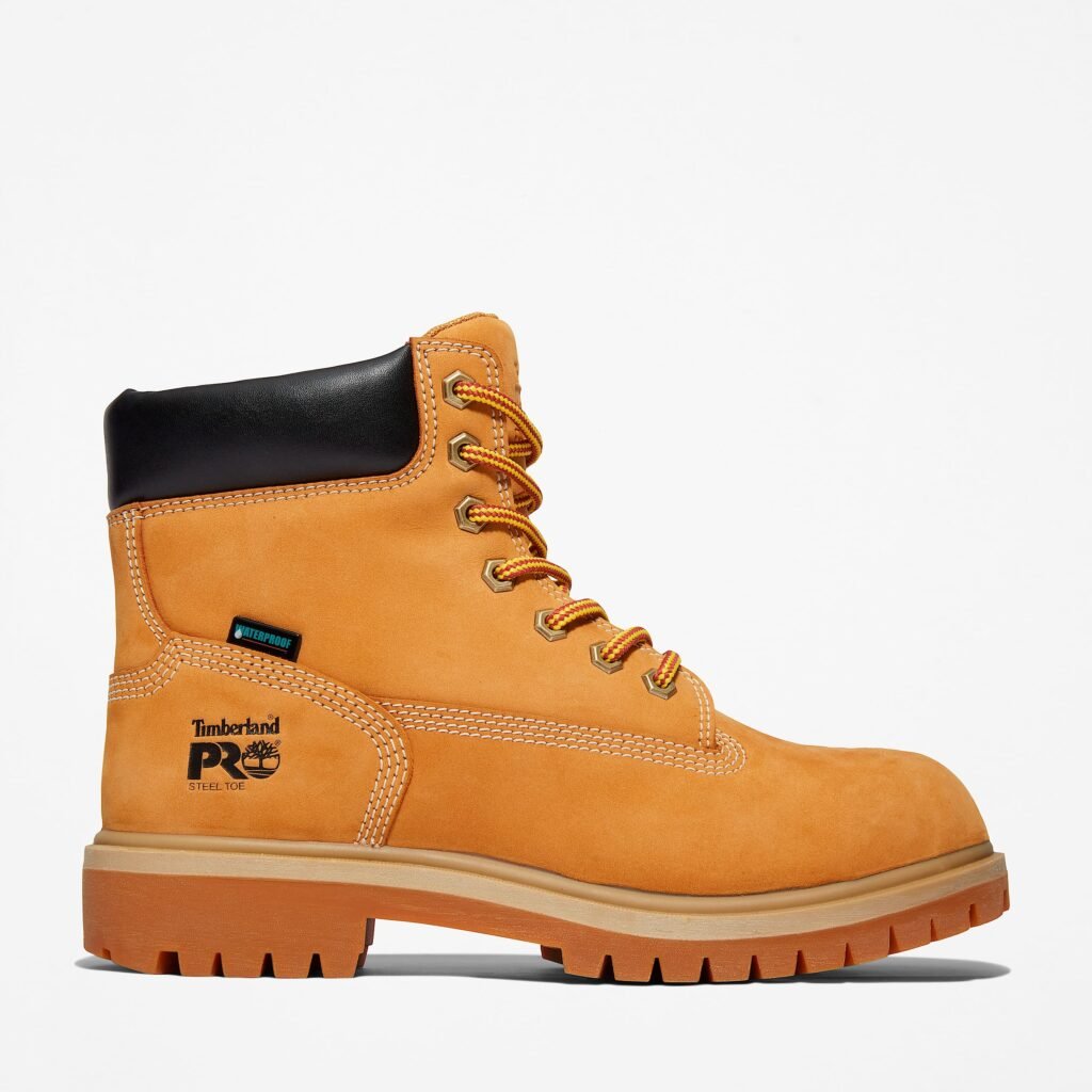 Timberland PRO Women's Direct Attach 6" Steel Toe Waterproof Work Boot Wheat Style TB1A2QVU231