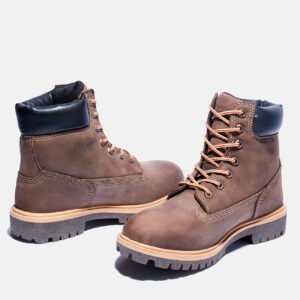 Timberland PRO Women's Direct Attach 6" Waterproof Work Boot Turkish Coffee Brown Style TB1A2R2A214 - Image 5