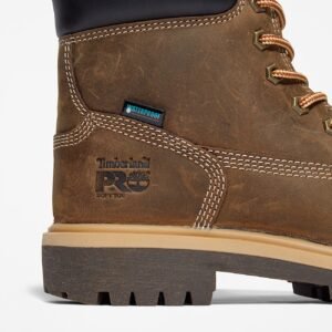 Timberland PRO Women's Direct Attach 6" Waterproof Work Boot Turkish Coffee Brown Style TB1A2R2A214 - Image 7