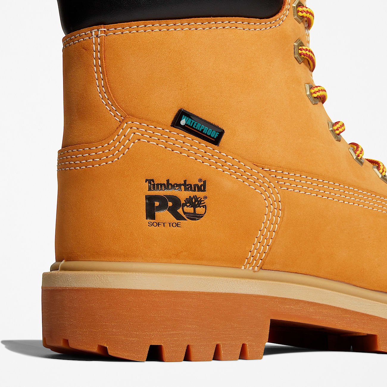 Timberland PRO Women's Direct Attach 6" Waterproof Work Boot Wheat Style TB0A2QZX231 - Image 7