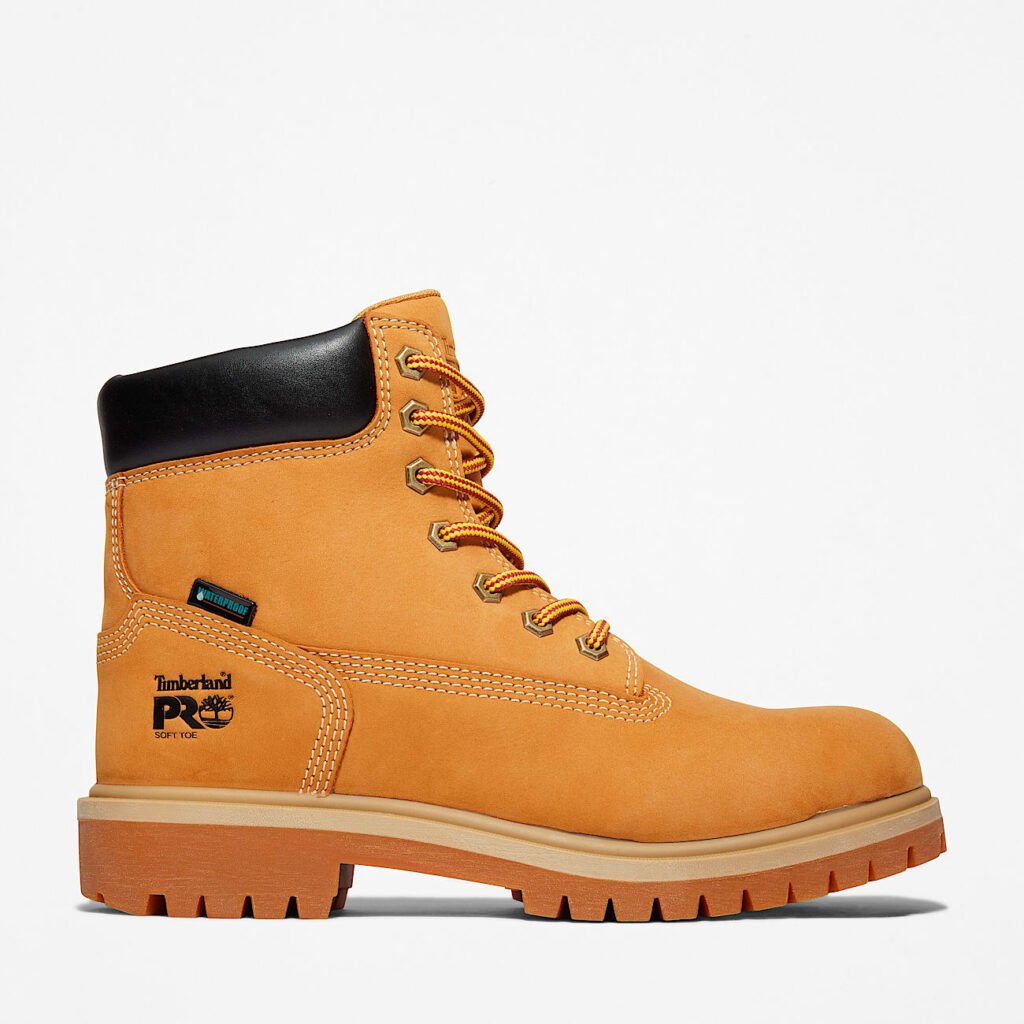 Timberland PRO Women's Direct Attach 6" Waterproof Work Boot Wheat Style TB0A2QZX231