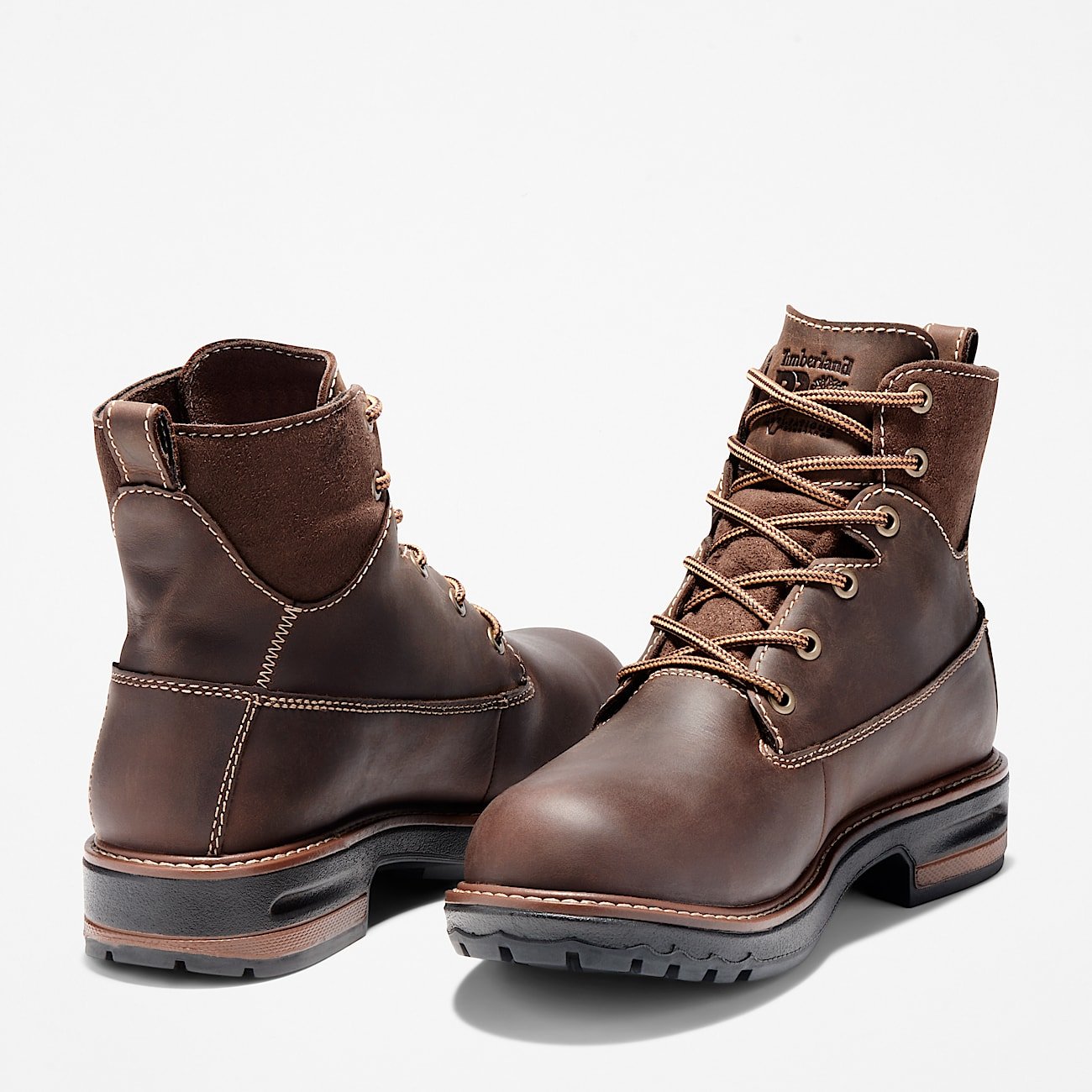 Timberland PRO Women's Hightower 6" Alloy Toe Waterproof Work Boot Coffee Brown Style TB1A1KKS214 - Image 5