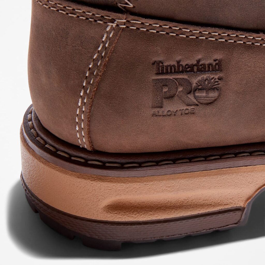 Timberland PRO Women's Hightower 6" Alloy Toe Waterproof Work Boot Turkish Coffee Brown Style TB1A1KIT214