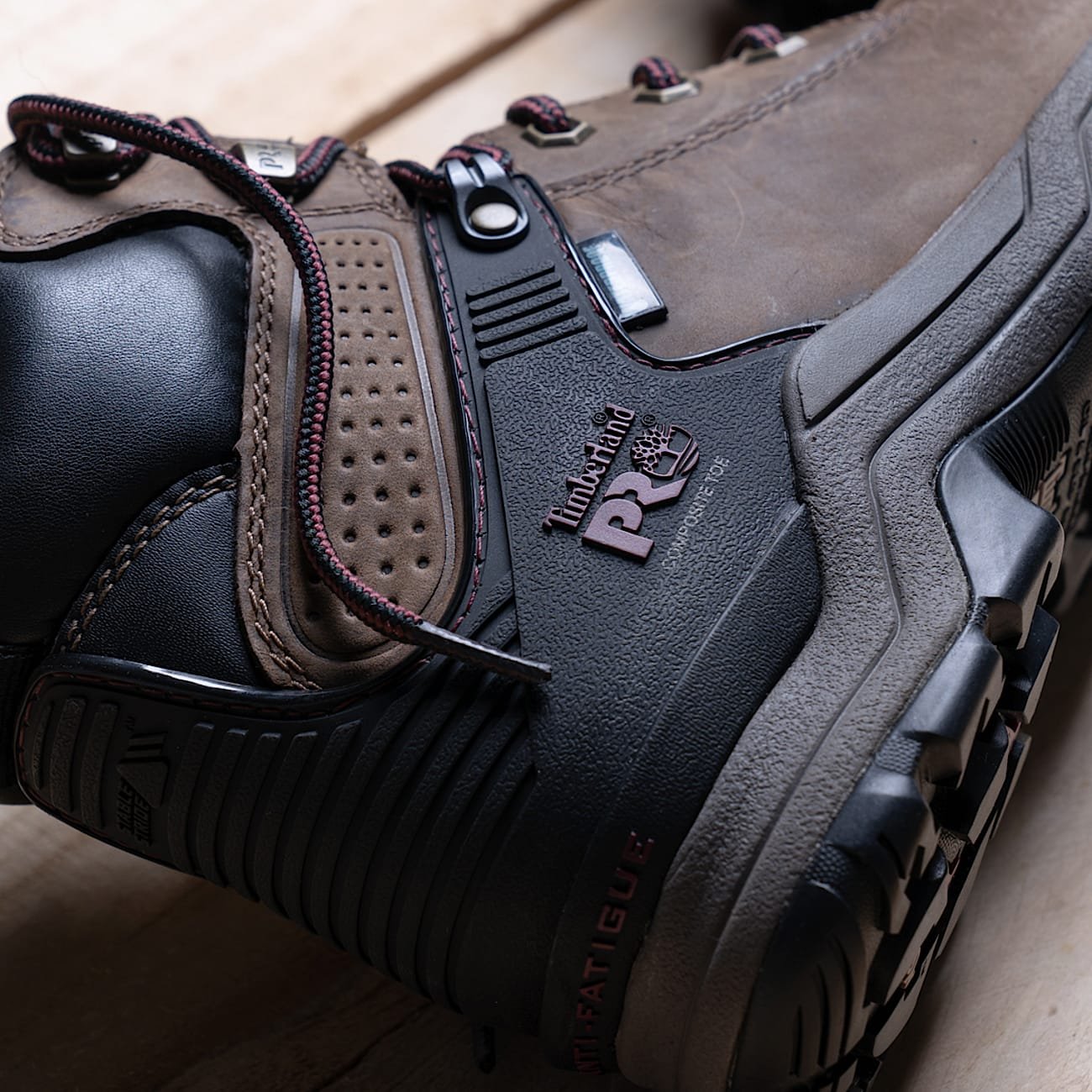 Timberland PRO Women's Hypercharge 6" Composite Toe Waterproof Work Boot Brown/Purple Style TB1A4115214 - Image 10