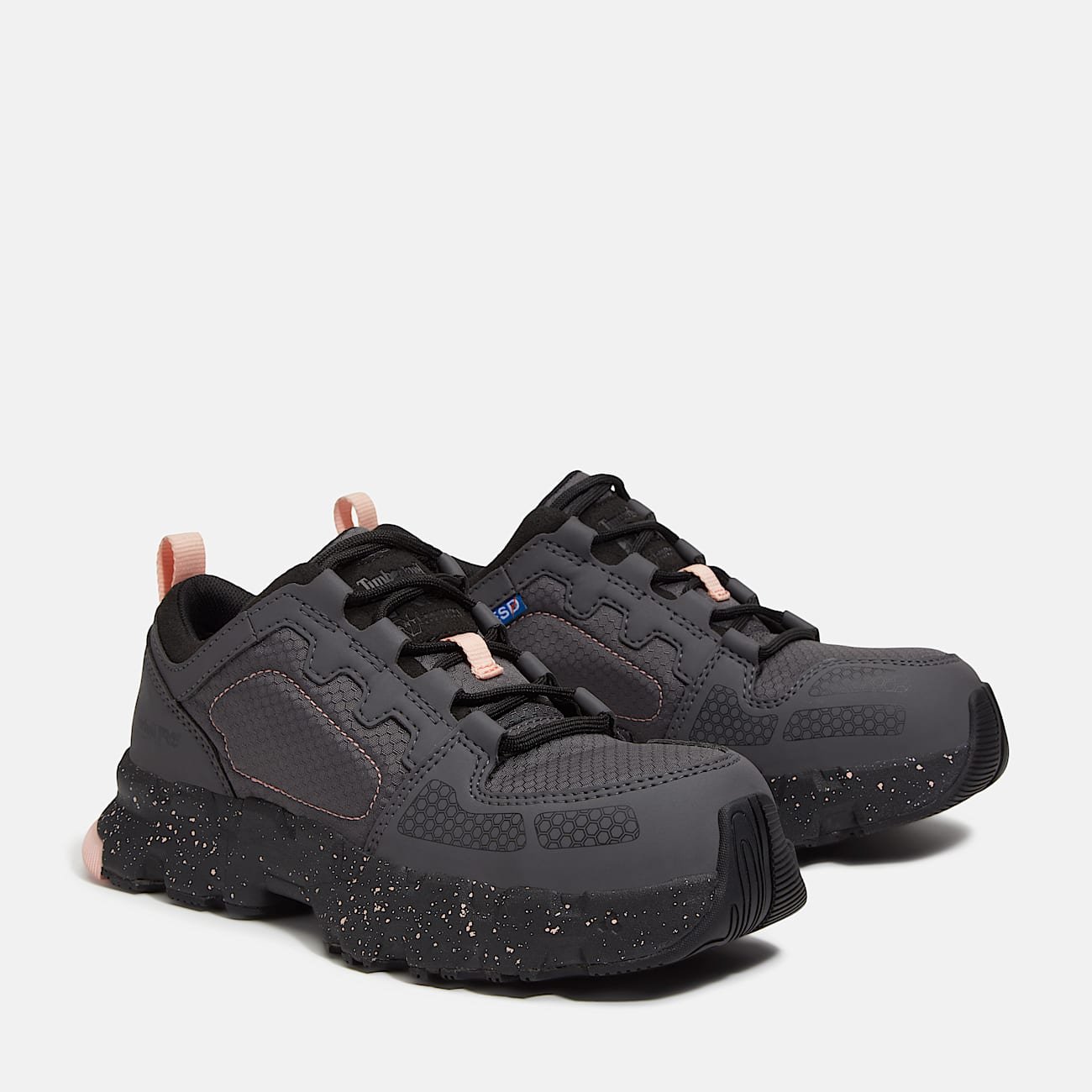Timberland PRO Women's Powertrain EV Composite Toe SD10 Work Sneaker Grey/Pink Style TB0A67PBEDA - Image 4