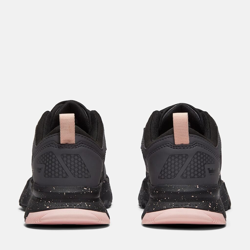 Timberland PRO Women's Powertrain EV Composite Toe SD10 Work Sneaker Grey/Pink Style TB0A67PBEDA