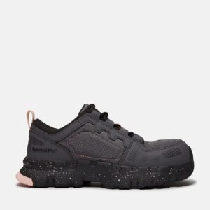 Timberland PRO Women's Powertrain EV Composite Toe SD10 Work Sneaker Grey/Pink Style TB0A67PBEDA - Image 1