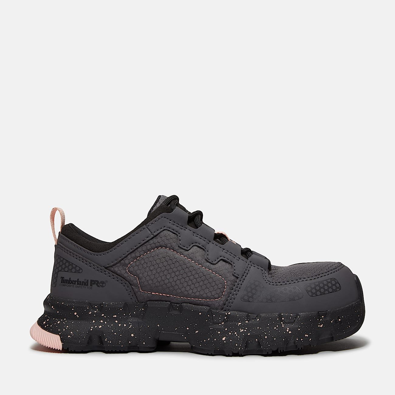 Timberland PRO Women's Powertrain EV Composite Toe SD10 Work Sneaker Grey/Pink Style TB0A67PBEDA - Image 1