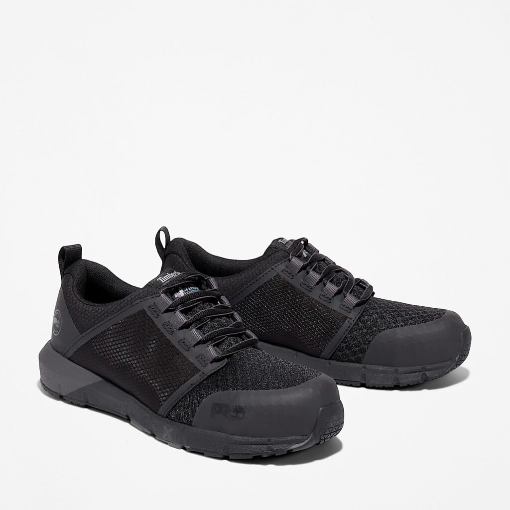 Timberland PRO Women's Radius Composite Toe Work Sneaker Black Style TB1A283H001