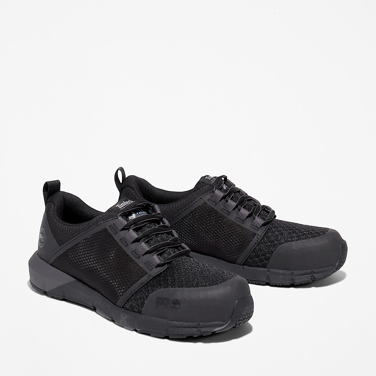 Timberland PRO Women's Radius Composite Toe Work Sneaker Black Style TB1A283H001 - Image 5