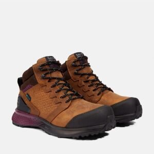 Timberland PRO Women's Reaxion Composite Toe Waterproof Work Boot Brown/Purple Style TB1A219B214 - Image 4