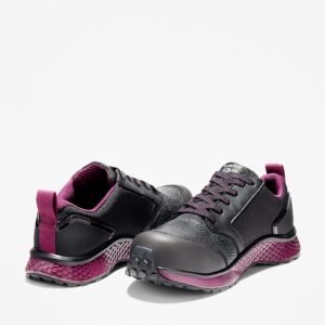 Timberland PRO Women's Reaxion Composite Toe Work Sneaker Black/Purple Style TB0A2174001 - Image 5