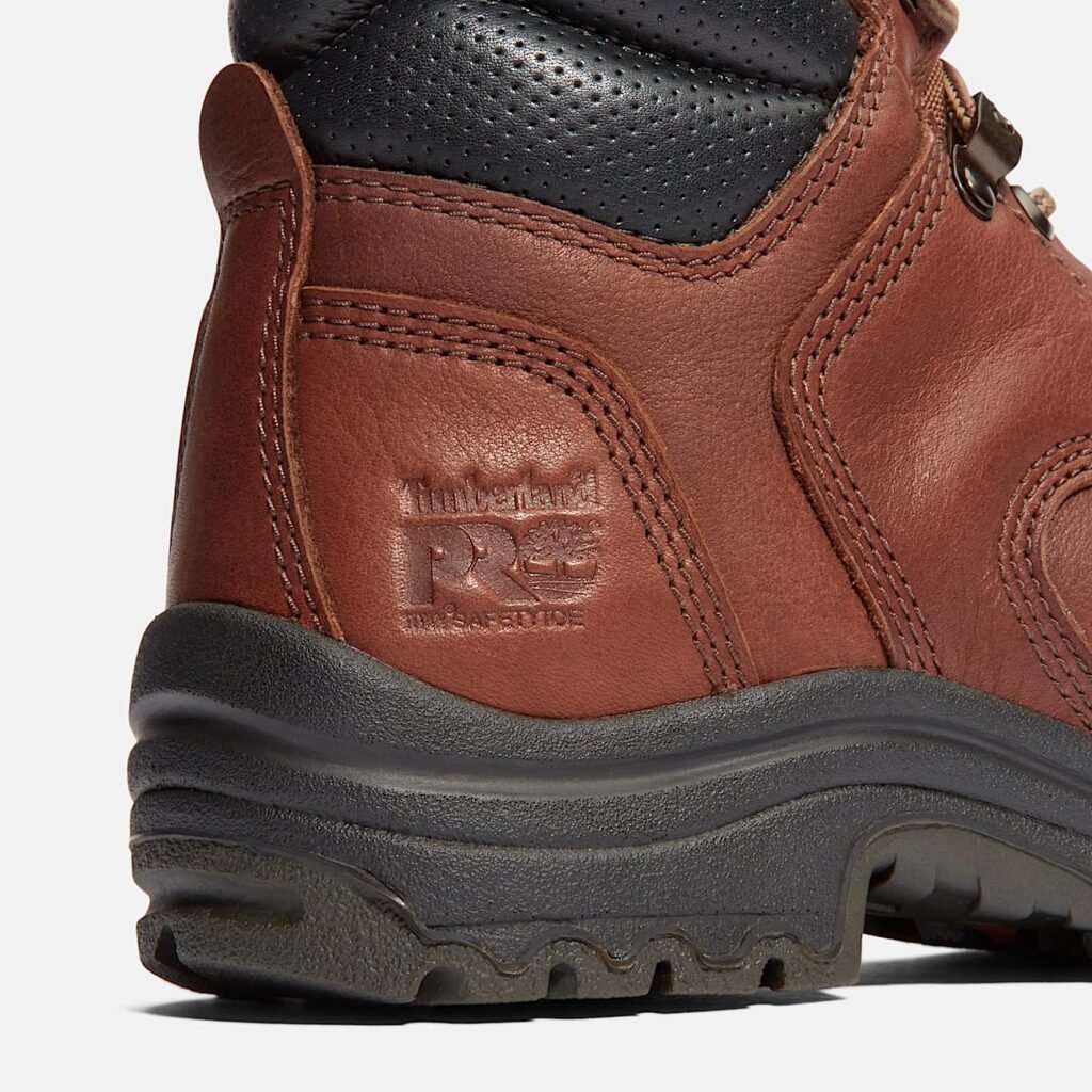Timberland PRO Women's TiTAN 6" Alloy Toe Waterproof Work Boot Brown Style TB153359242
