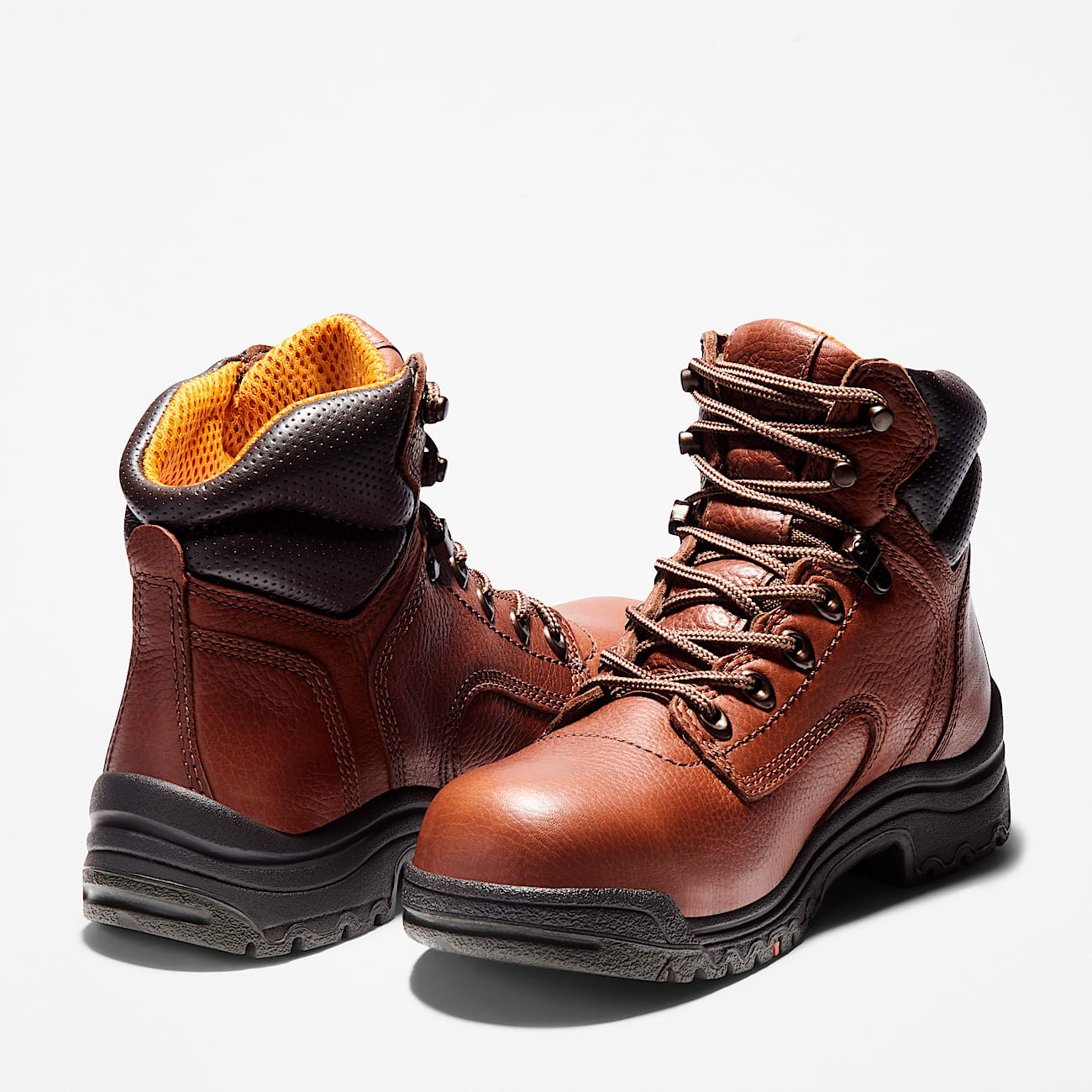 Timberland PRO Women's TiTAN 6" Alloy Toe Work Boot Brown Style TB126388210 - Image 5