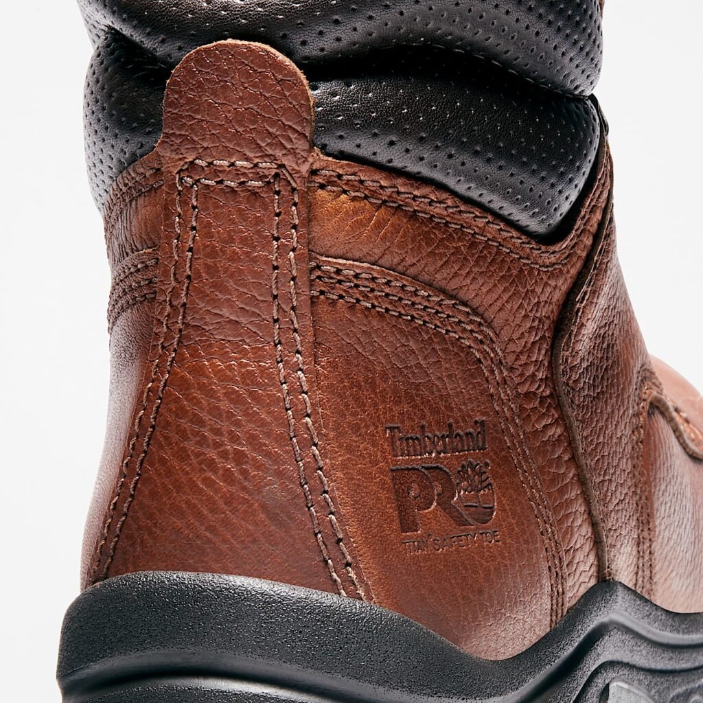 Timberland PRO Women's TiTAN 6" Alloy Toe Work Boot Brown Style TB126388210