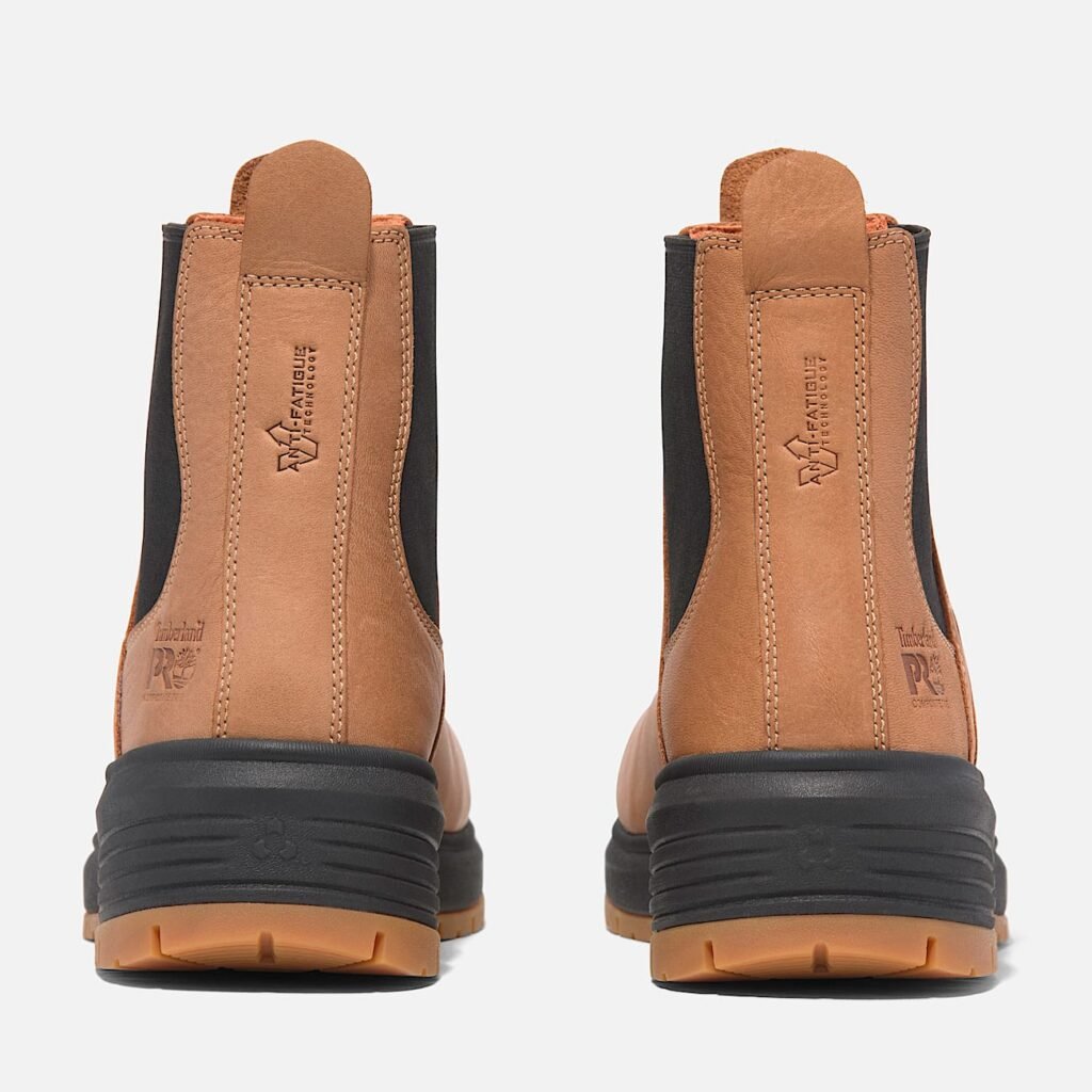 Timberland PRO Women's Birchline 6" Comp-Toe Work Boot Light Brown Full-Grain Style TB0A669YEM8