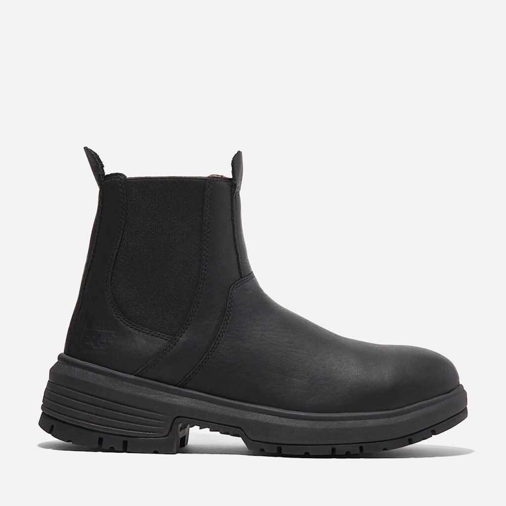 Timberland PRO Women's Birchline 6" Comp-Toe Work Boot Blackout Full-Grain Style TB0A66B7EL2