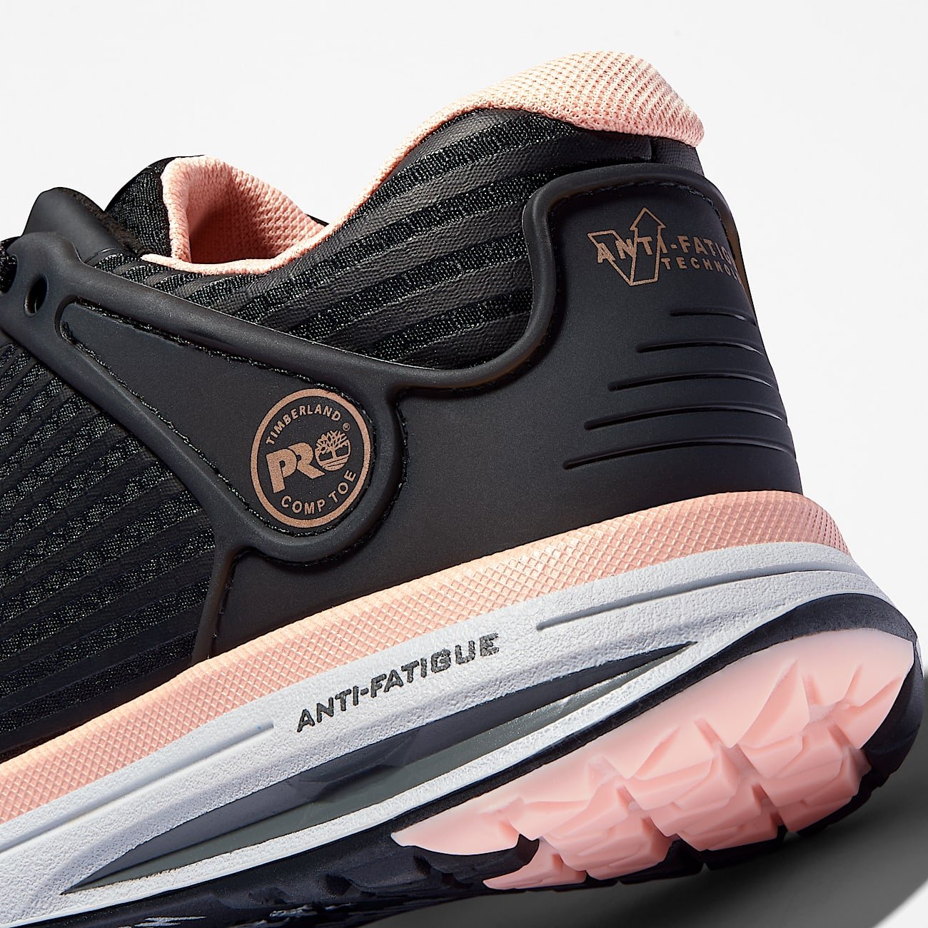 Timberland PRO Women's Drivetrain Comp-Toe Work Sneaker Black/Pink Style TB0A1XHT001 - Image 6