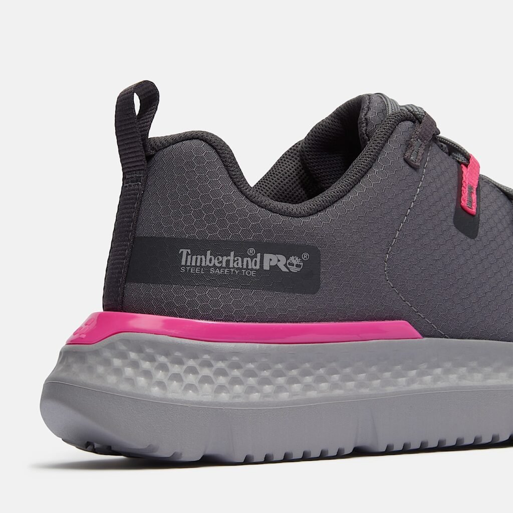Timberland PRO Women's Intercept Steel Toe Work Sneaker Grey Style TB0A5SVZEOT