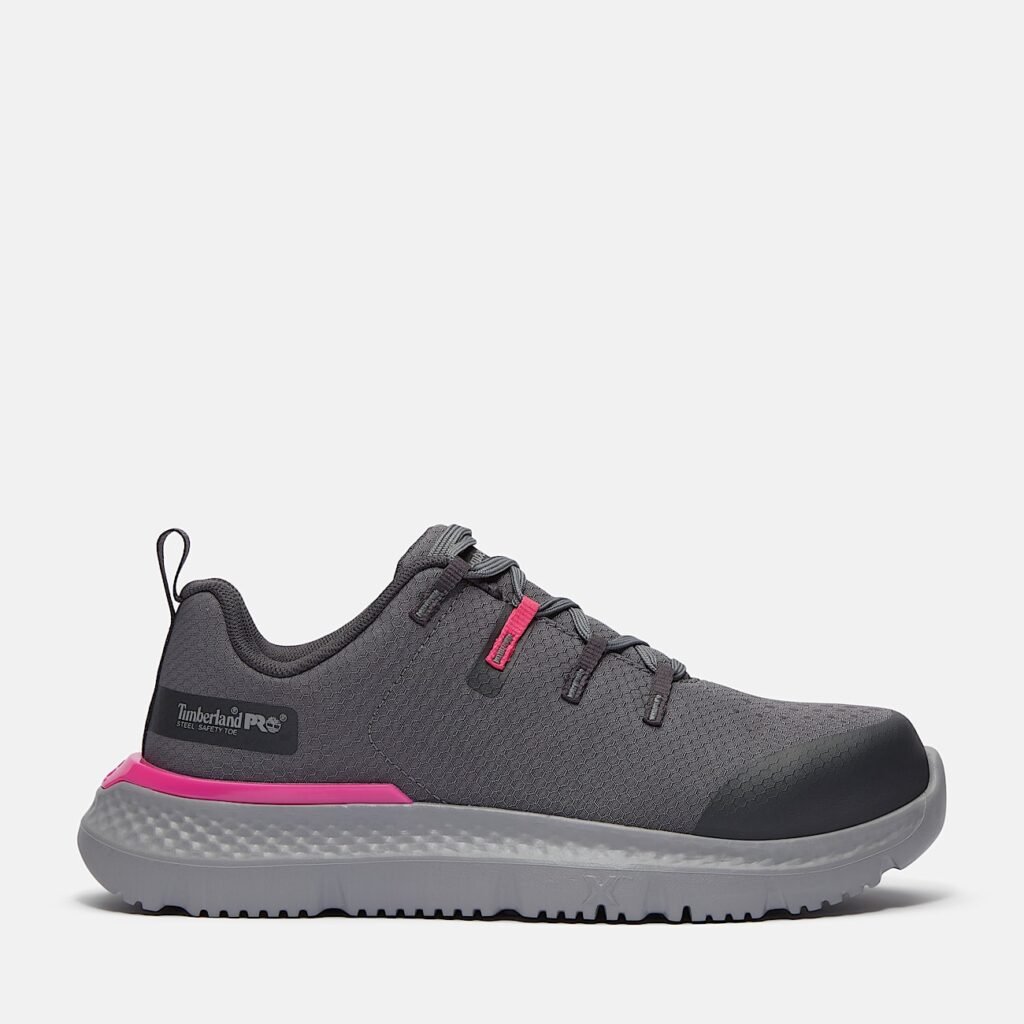 Timberland PRO Women's Intercept Steel Toe Work Sneaker Grey Style TB0A5SVZEOT