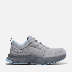 Timberland PRO Women's Powertrain EV Composite Toe Work Sneaker Grey/Blue Style TB0A5Z87065 - Image 1