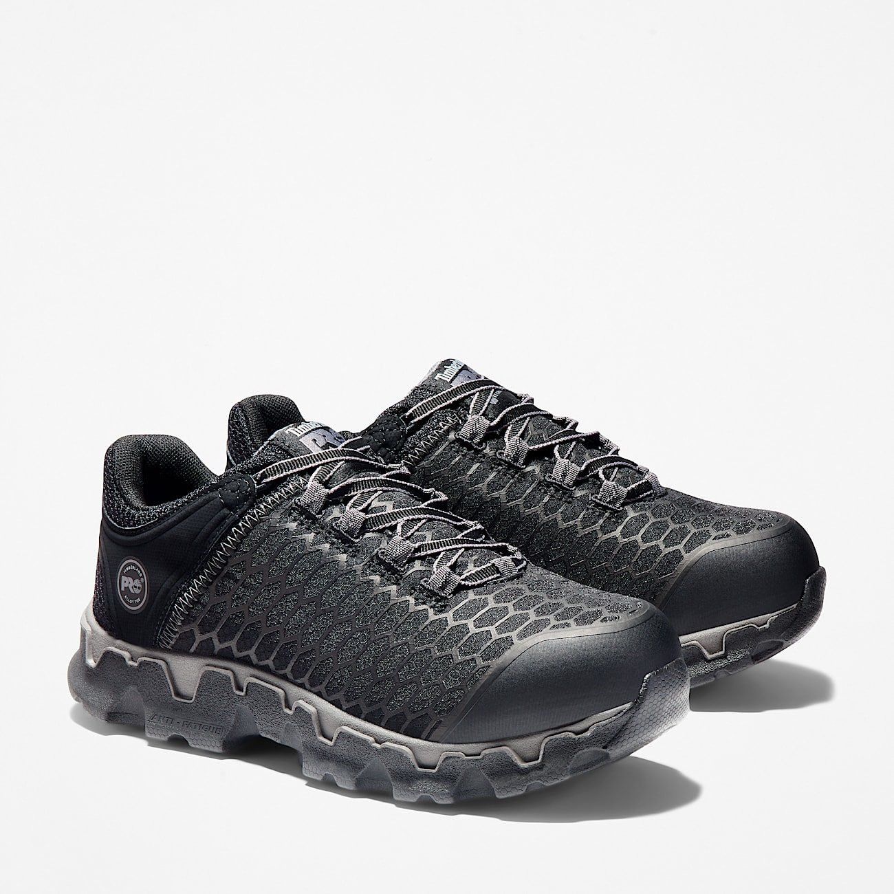 Timberland PRO Women's Powertrain Sport Alloy Toe Work Sneaker Black Style TB1A1B7F001 - Image 4