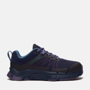 Timberland PRO Women's XR-1 Dynamic Natural Fit Alloy Toe Work Sneaker Blue Ripstop/Purple Style TB0A67K7EPS - Image 1