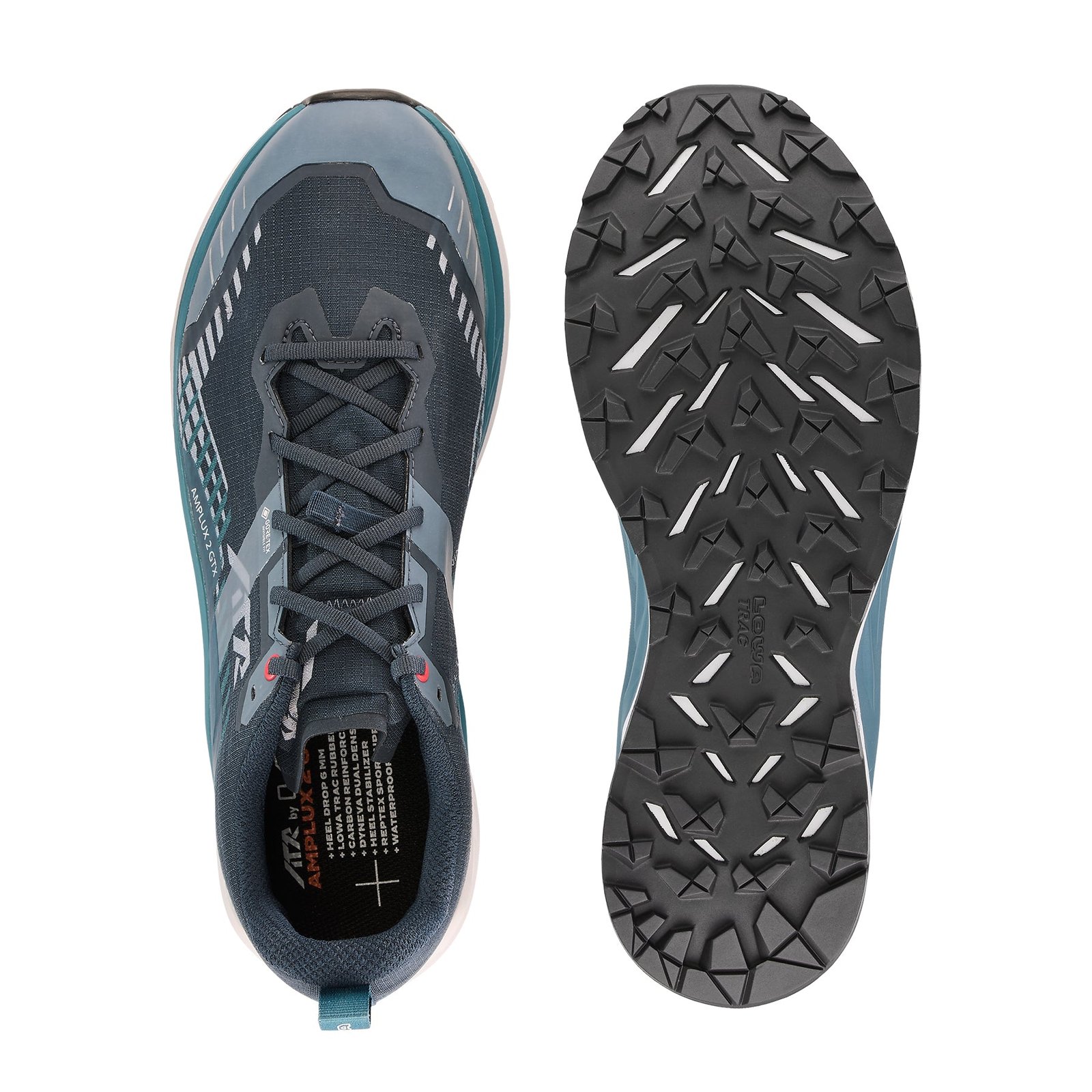 LOWA Men’s AMPLUX 2 GTX - NAVY/GREY - Image 5