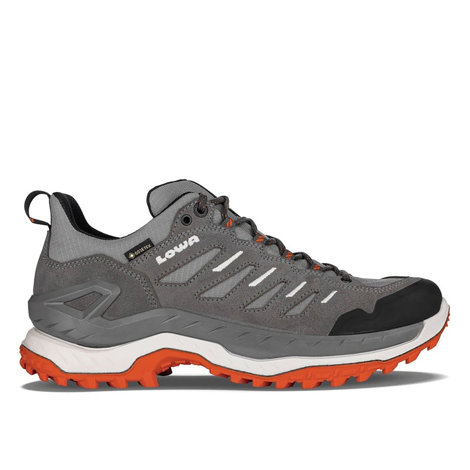 LOWA Men’s INNOVO GTX LO - GREY/FLAME - Image 1