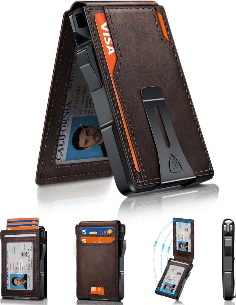 RUNBOX 14 Cards wallet — Vintage Bronze