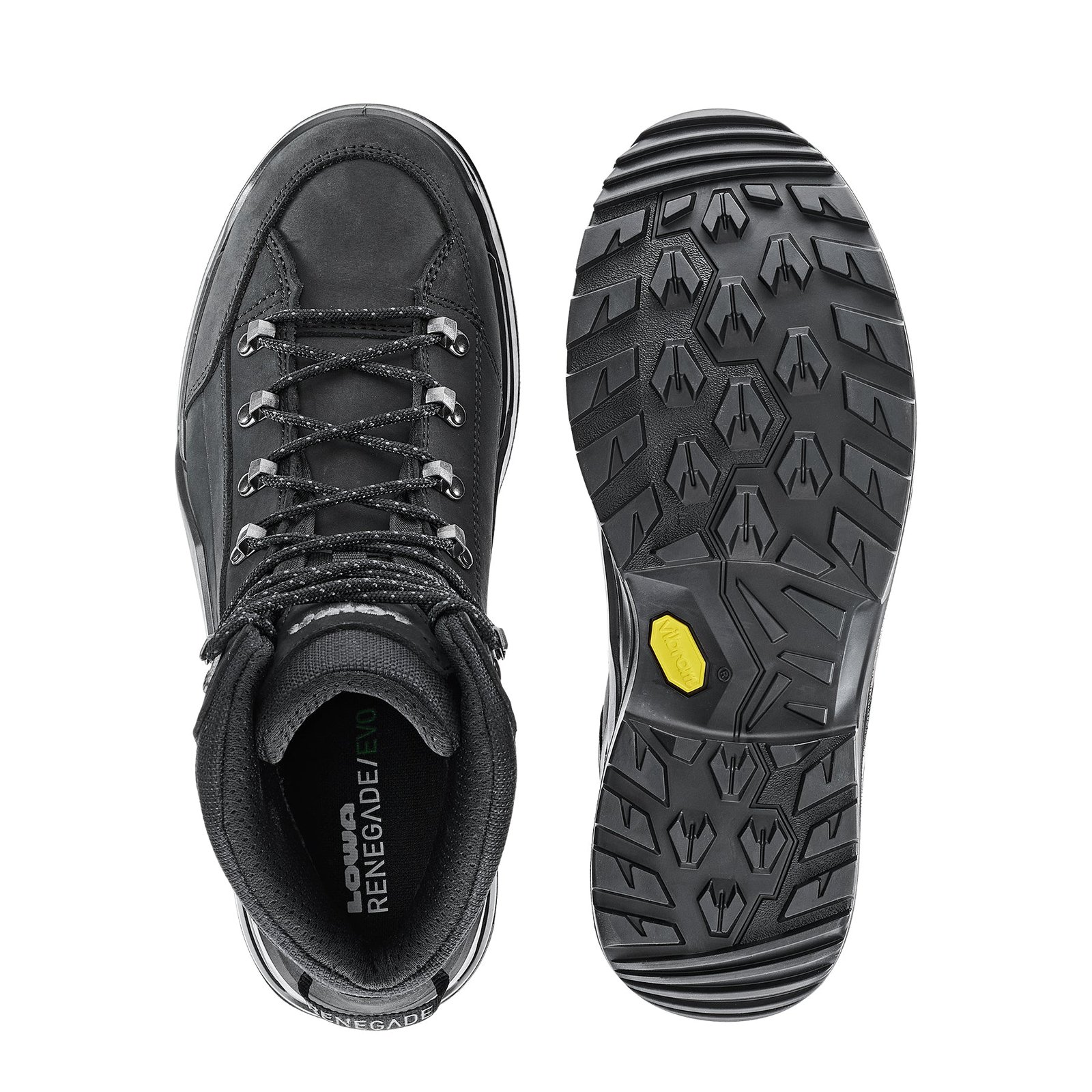 LOWA Men’s RENEGADE EVO GTX MID - DEEP BLACK - Image 5