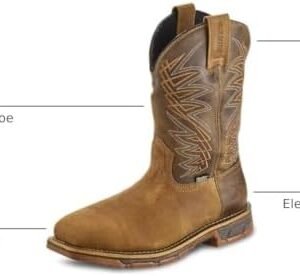 Irish Setter Marshall 11" Mens Steel Toe Work Boot - Image 7