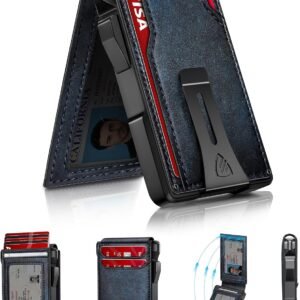 RUNBOX 14 Cards wallet — Speckled Blue Black