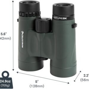 Celestron Nature DX 8x42 Waterproof Binoculars for Bird Watching & Outdoors - Image 2