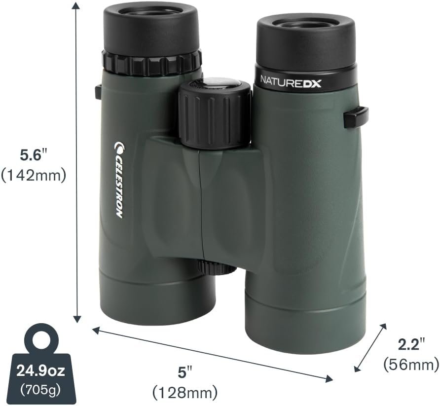 Celestron Nature DX 8x42 Waterproof Binoculars for Bird Watching & Outdoors