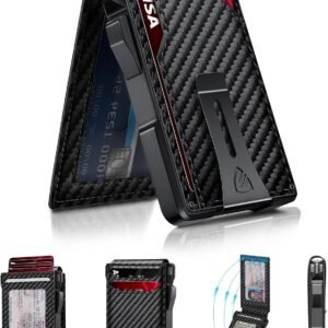 RUNBOX 14 Cards wallet — Matte Carbon Fiber