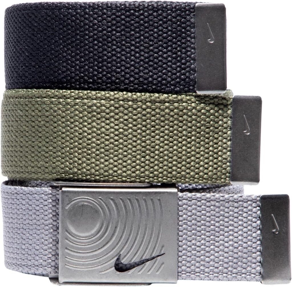 Nike Men's 3 Pack Web Belt