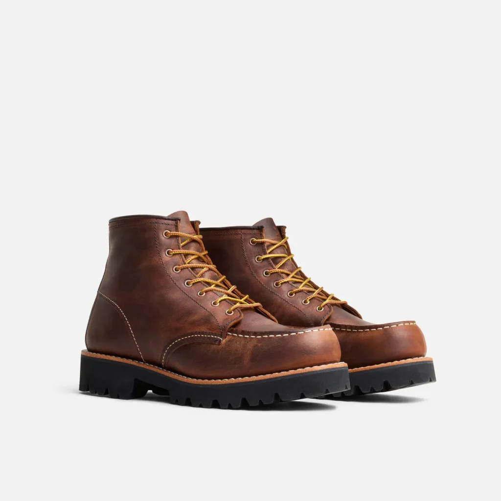 Red Wing Porter Moc Women's 6-inch Boot Copper Rough & Tough Leather 3498