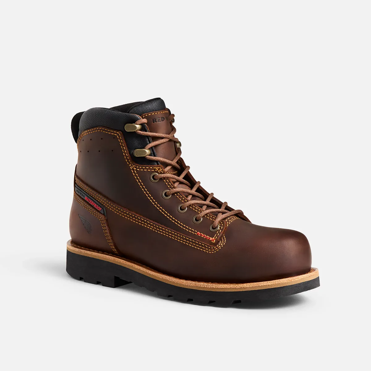 Red Wing Construct Men's 6-inch Waterproof Safety Toe Boot 2669