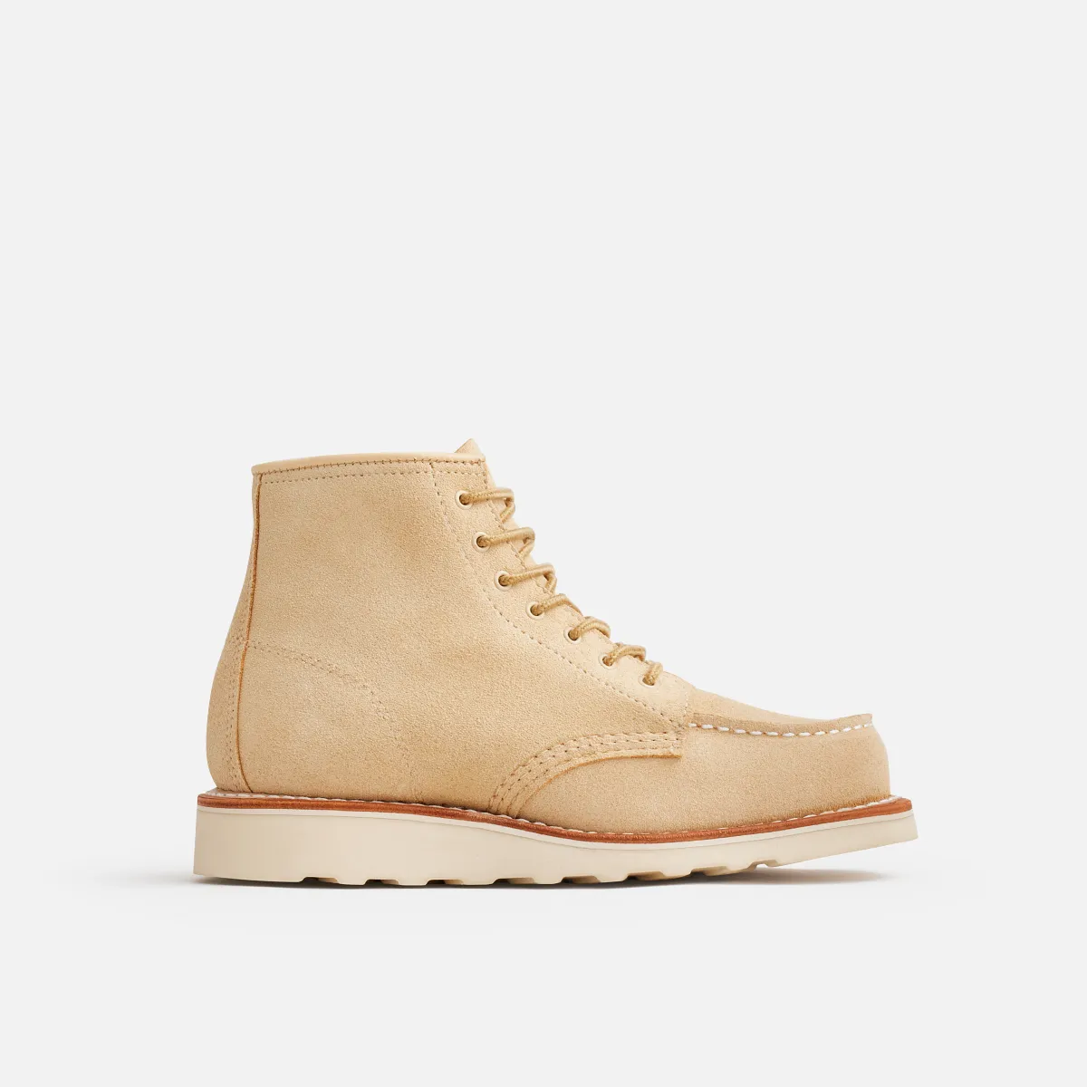 Red Wing Classic Moc Women's 6-inch Boot Cream Abilene Leather 3328